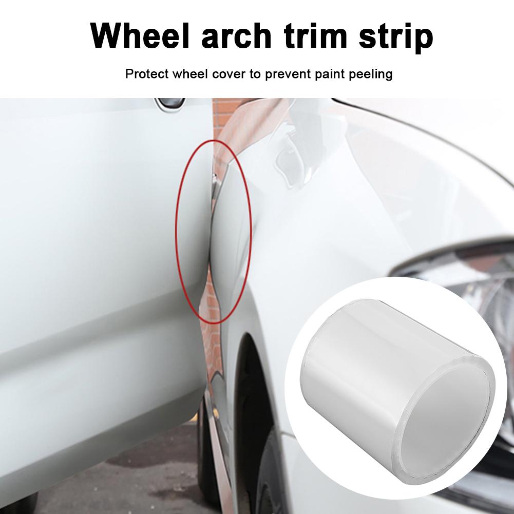 Uniwersalna Naklejka Ochronna na Próg Zderzaka Drzwi Samochodowych Przezroczysta Listwa Antykolizyjna Odporna na Zużycie Auto