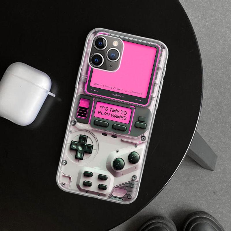 Games Console Fashion Boy Phone Case Cover for iPhone 11 12 13 Mini 14 15 Plus 16 Pro Max 17 Air 7 8 + SE Art Customized Fundas