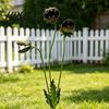 Whimsical Garden Statue Metal Carnivorous Plant Stake Handmade Rainproof Yard Sculpture for Art Flower Beds Patios Planters Rustproof Unique