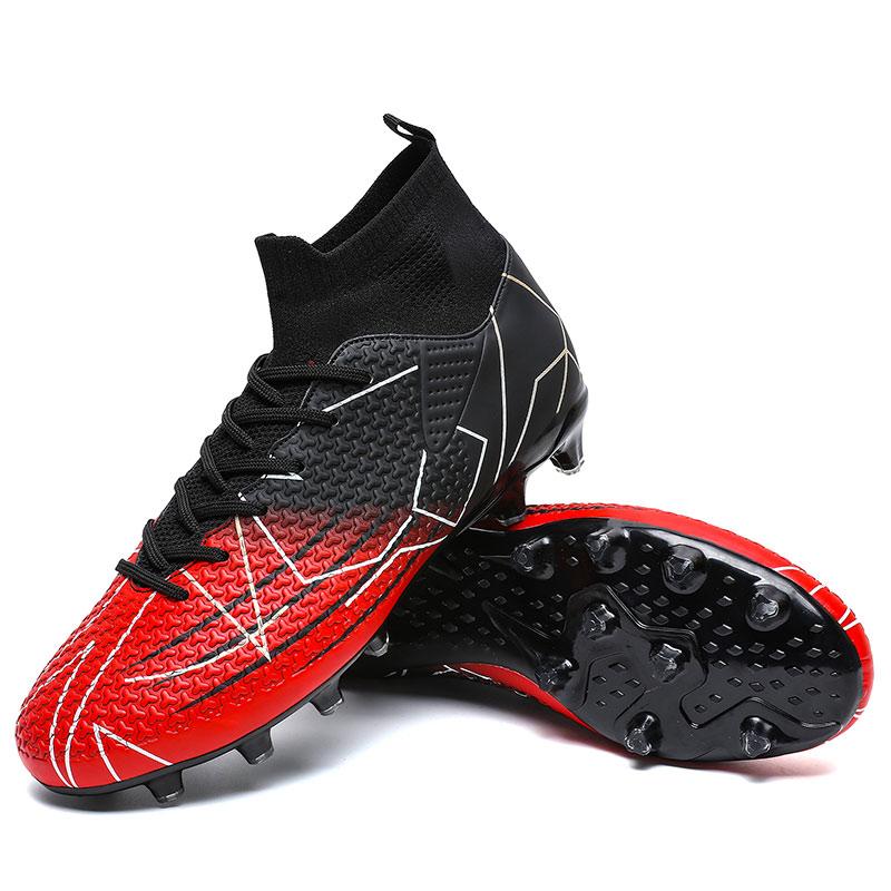 Football Shoes 35-47 Football Shoes High-top Outdoor Men's Long Nails Sports Football Boots Large Size Youth Sports Football Boots
