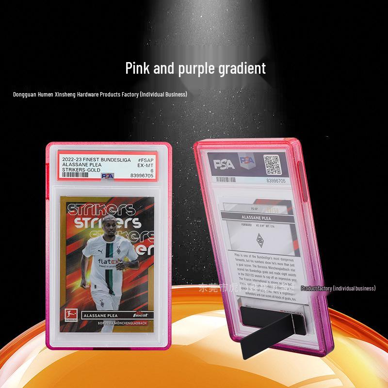 TPU Silicone Protective Case for PSA Graded Pokémon Star Collector Cards with Backplate