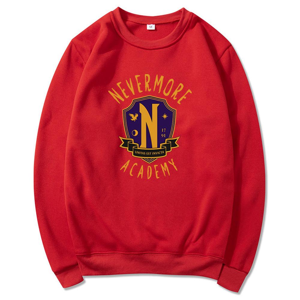 Hanorac unisex Vintage Nevermore Academy Hanorac Wednesday Addam Pulover Trendy Allan Poe Seria TV Addams Hanorac Wednesday