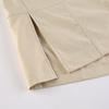 Women Skirts Streetwear Side Slit Retro Sexy Irregular Summer Elegant New Fashion Design A-Line Womens Solid Cargo Y2k Skirt