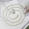 Sweet Bowknot Dress Pearl Waist Chain  Belts For Women Waist Chain
