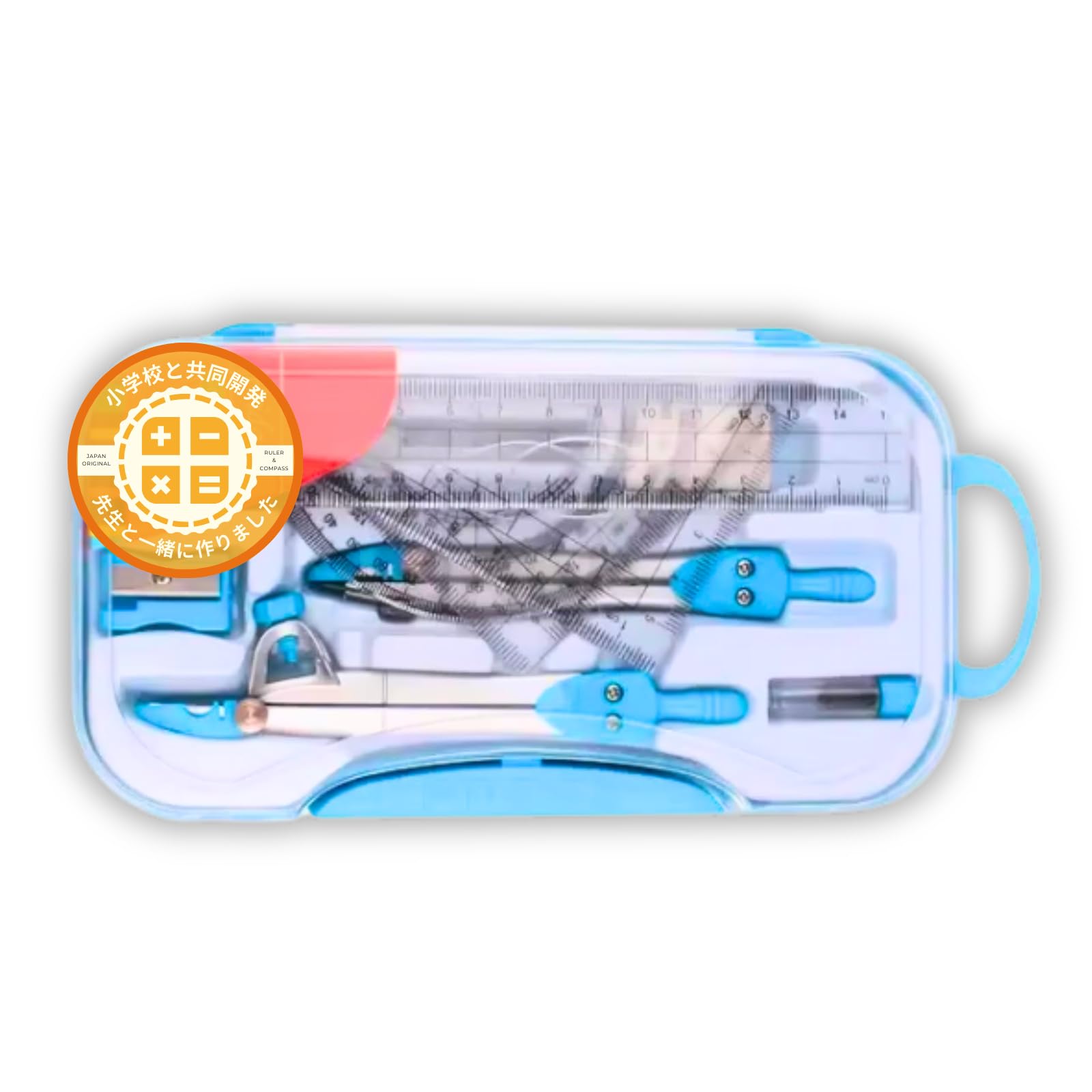 in collaboration with suitable for middle and high school ruler triangle math ruler set lightweight and durable aluminum [Developed teachers,