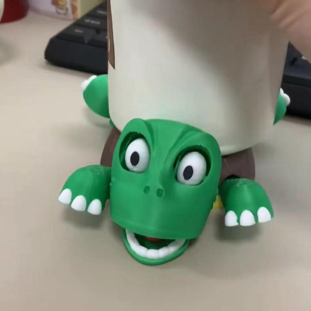 Doyin-Style Cute Turtle Coaster: Funny, Creative Water Cup Base