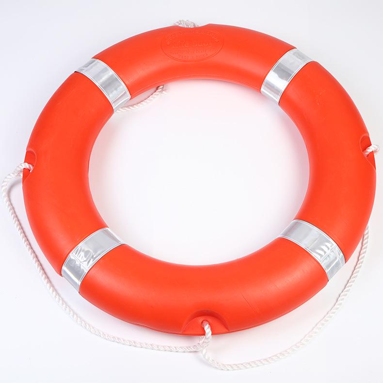 Lifebuoy Polyethylene Flood Control Buoyant Ship-Use Thickened Swimming Ring