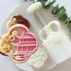 Ice Skin Pastries Mold Hand Pressed Mooncakes Mold Festival Bean Pastes Cake Molds Dessert ABS Moulds for Cooking Lover