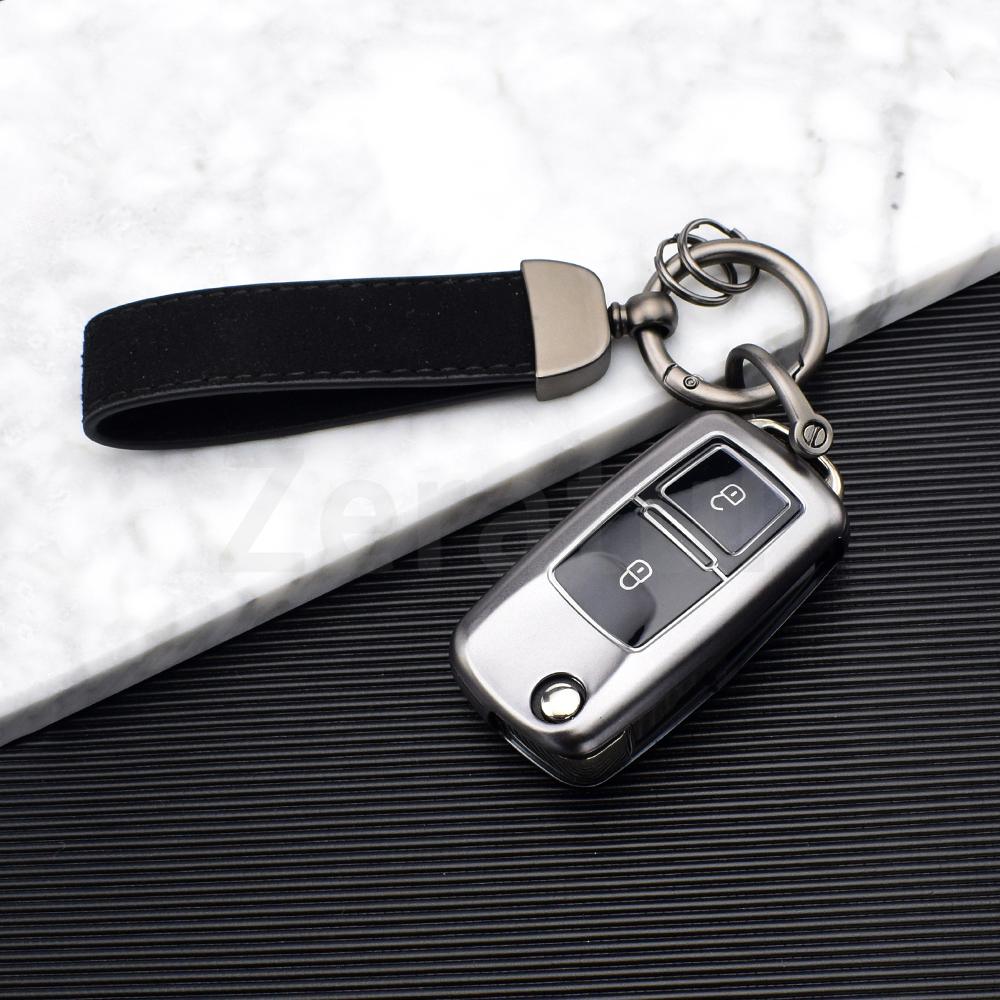 2/3 Buttons Shell Fob For Vw Volkswagen Mk4 Bora Golf 4 5 6 Jetta Passat Polo Bora Touran Skoda Seat Tpu Car Key Case Cover