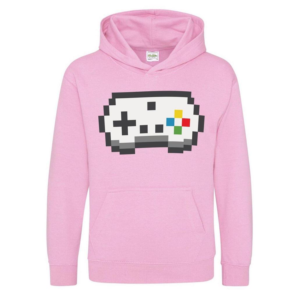 AWD Childrens/Kids Retro Gaming Controller Drawstring Hoodie