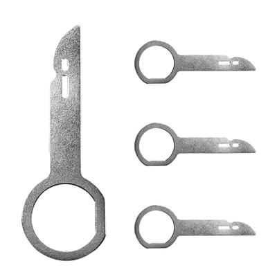 Radio Removal Tool Key, Car Radio Removal Tool Kit | 4 Pack Car Audio