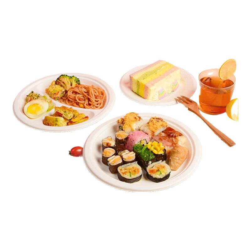 Bingyao Biodegradable 10-inch Round Paper Plates