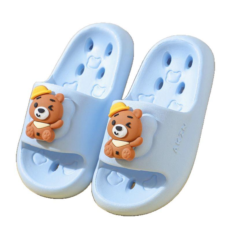 EVA Kinder Cartoon Rutschfeste Schnelltrocknende Sommerhausschuhe zum Baden