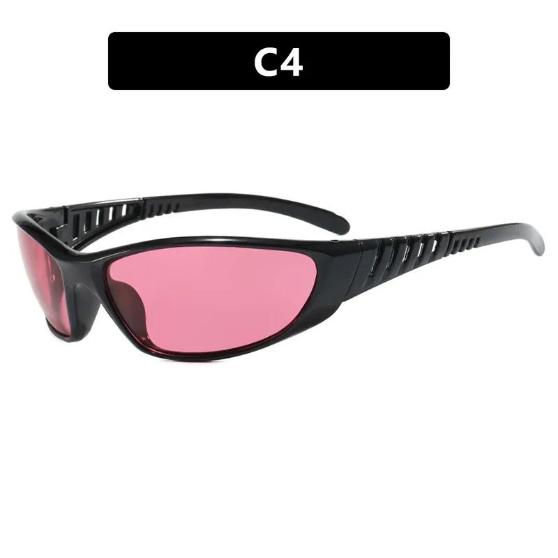 New Popular Women'S Sunglasses Punk Sunglasses Unique Oval Sun Glasses Men Goggle Shades Colorful Mirror Fashion  Eyewear