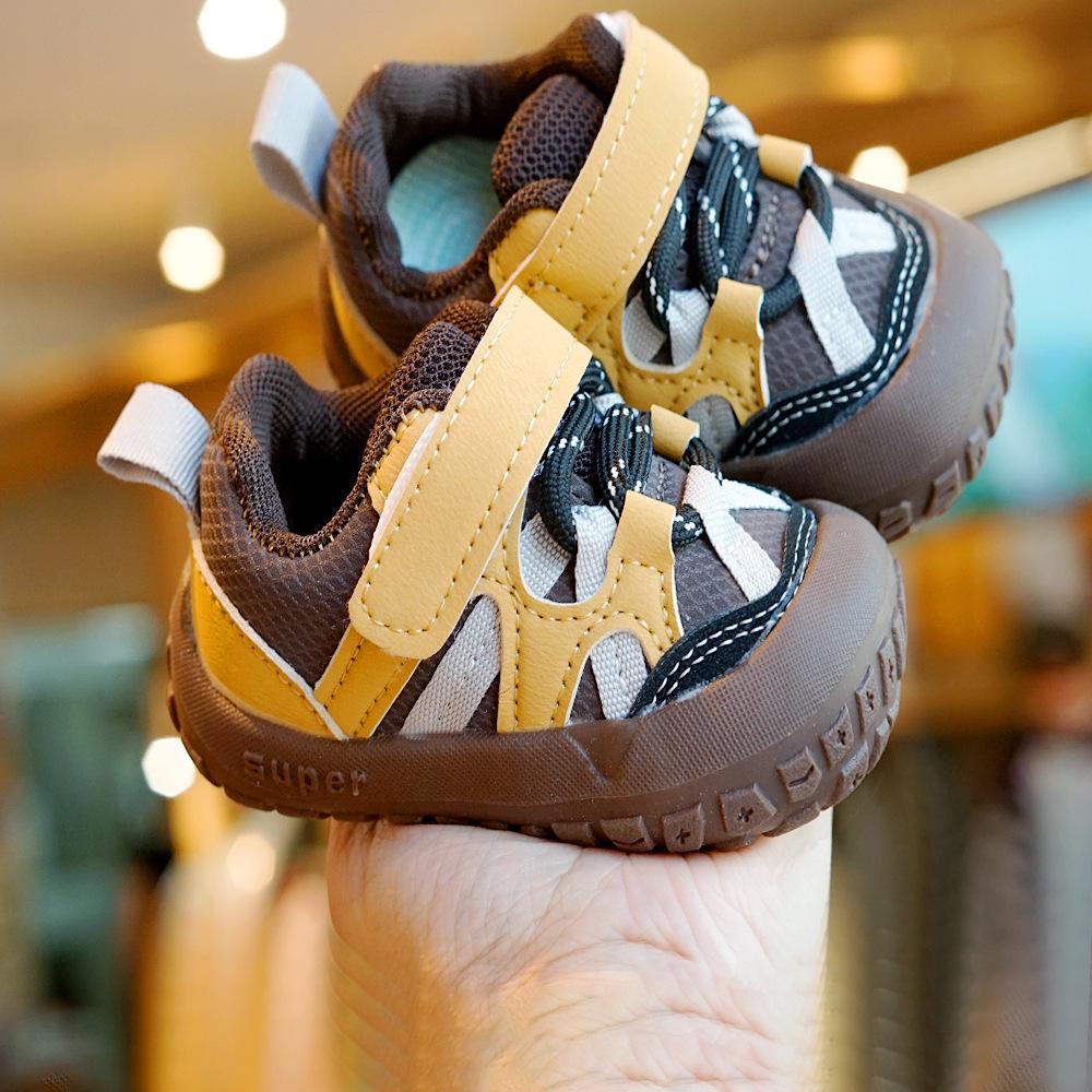 

Весенне-осенняя нескользящая обувь для малышей: Мягкая подошва, дышащие, для детей 1-2 лет Size 19 (Inner length 13.5 cm)