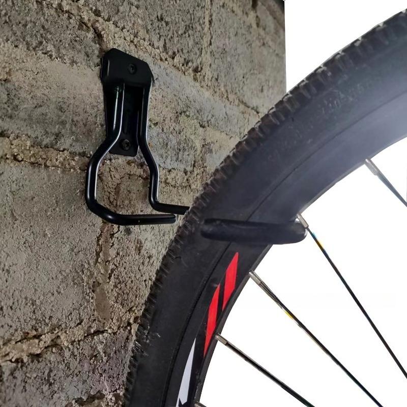 1pc Hooks Metal Sturdy for Wall Mounting Bike Storage Rack Garden Shed Organization Heavy Duty Bracket Available