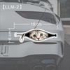Scratch Covering Car Stickers Creative Car Decorative Sticker New Zipper Stickers  Car Window Glass