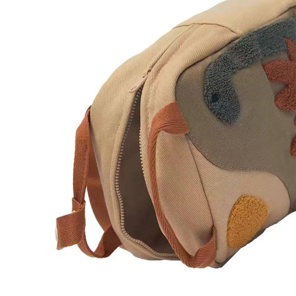 Cartoon Animal Shaped Backpack Embroidered Dinosaur Shape School Bag Dinosaur Shape Backpack  Girls