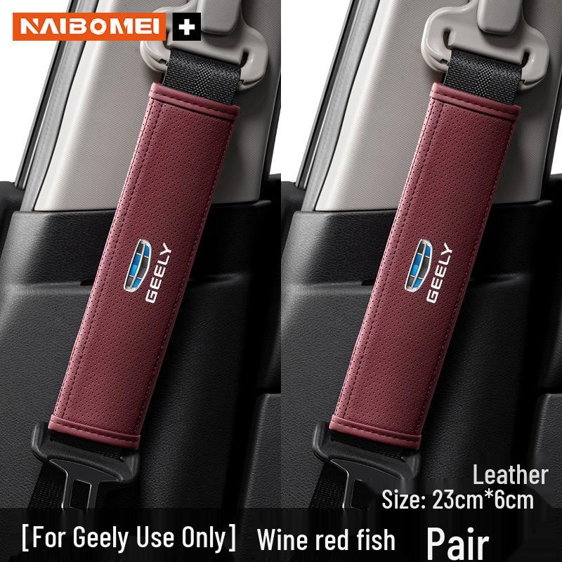 Geely Car Seat Belt Shoulder Protector for Xingyue, Binyue, Emgrand, Borui, Geometry ICON