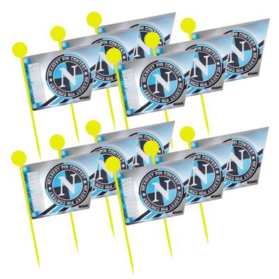 Bandeiras de Competição de Golfe Tabata Bandeiras de Competição para Nearest Pins 12 Peças GV8032 Suprimentos para Competição Produtos para Competição Bandeiras de Competição Competição