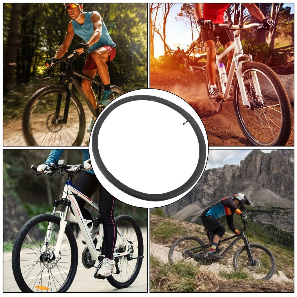 26x1.95/2.125 Bike Inner Tubes Schrader Valve 26inch Butyl Rubber Inner Tubes Replacement