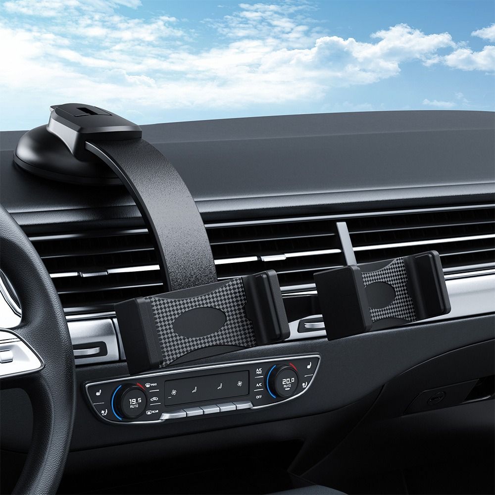 Adjustable Mobile Phone Holder 360° Rotation Ball Head Adapter Car Holder Adapter  Car Accessories