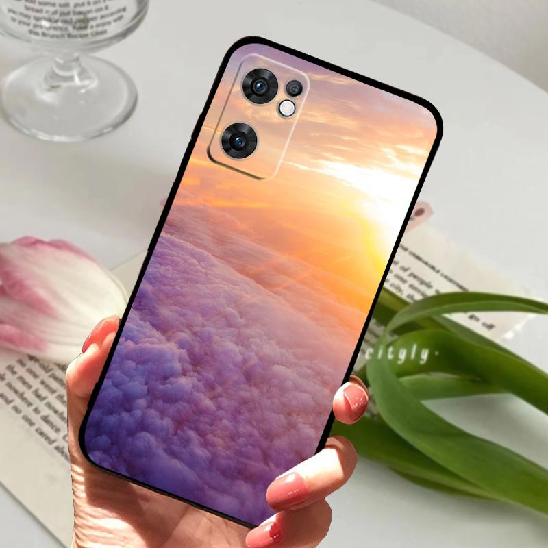 For Oppo Find X5 Lite Case CPH2371 Fashion Soft Silicone TPU Matte Phone Cover For OPPO FINDX5 Lite 5G Shockproof Bumper Fundas