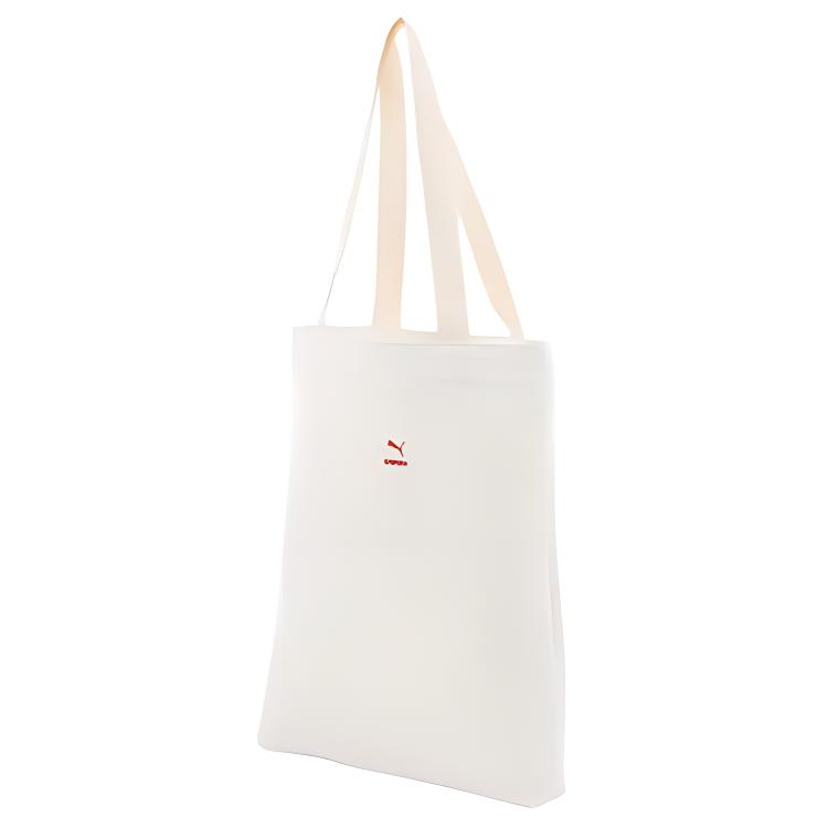 Puma X Garfield Shopper Canvas Tote Bag With Garfield Print Unisex Tote Bags White 078961-01