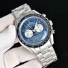 Greenwich Yacht Log Automatic Waterproof Watch with Steel Band