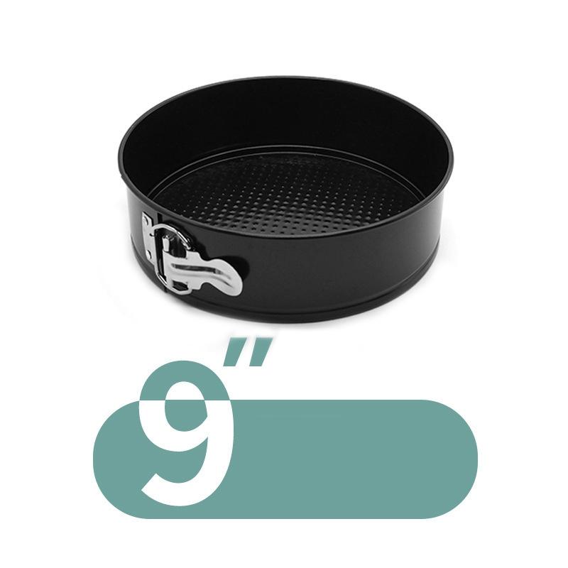 4 / 7 / 9 palcová dortová forma Vyjímatelná spodní nepřilnavá forma na kulaté dortové formy z uhlíkové oceli