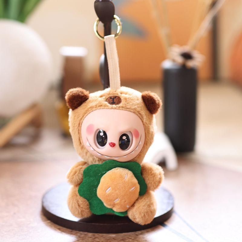 Adorable Silicone Plush Keychain Pendant For Backpacks Gifts And