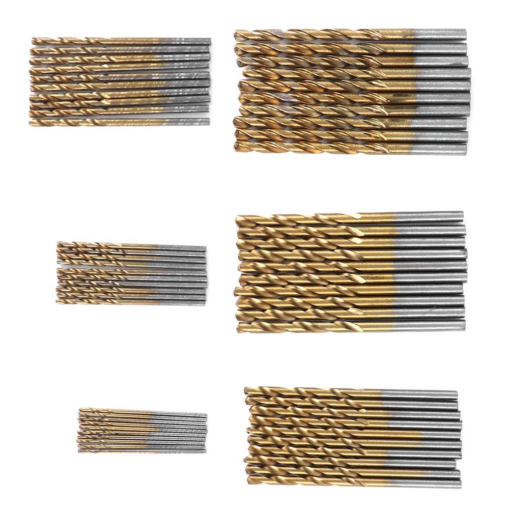 60PCS 135° Split Point Drilling Tools Jobber Length Micro Drill Bits Twist Drill Bits Wood Drilling