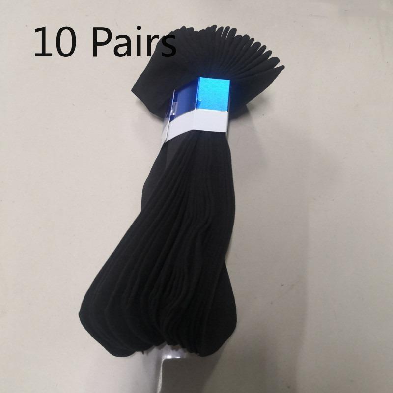 

10 пар женских чулок из толстой и длинной стали с защитой от зацепов и износа 10 Pairs чёрный