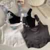 Women's Camisole with Chest Pad - Embroidered Slimming Tank Top