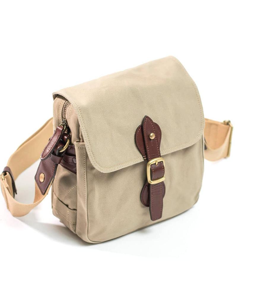 SILVER LAKE CLUB Shoulder Bag, 21cm (No. 9 Canvas), No. 130121 (Beige)