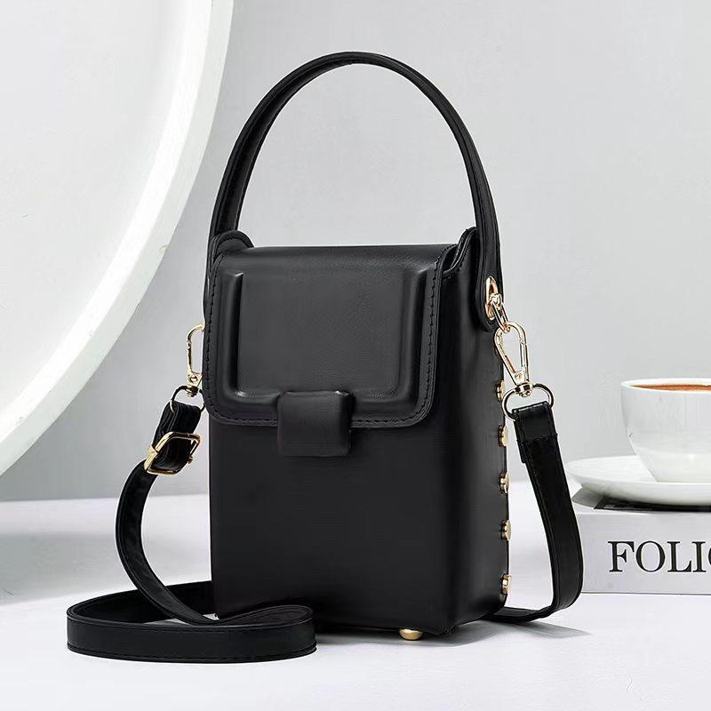 Small bag minibag printed Korean shoulder bag handbag live messenger bag mobile phone bag retro trend