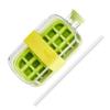 Ice Tray Water Bottle 2 In 1 Leakproof 800ml Ice Cube Maker For Freezer 18 Grids with Push Button Release Easy Clean