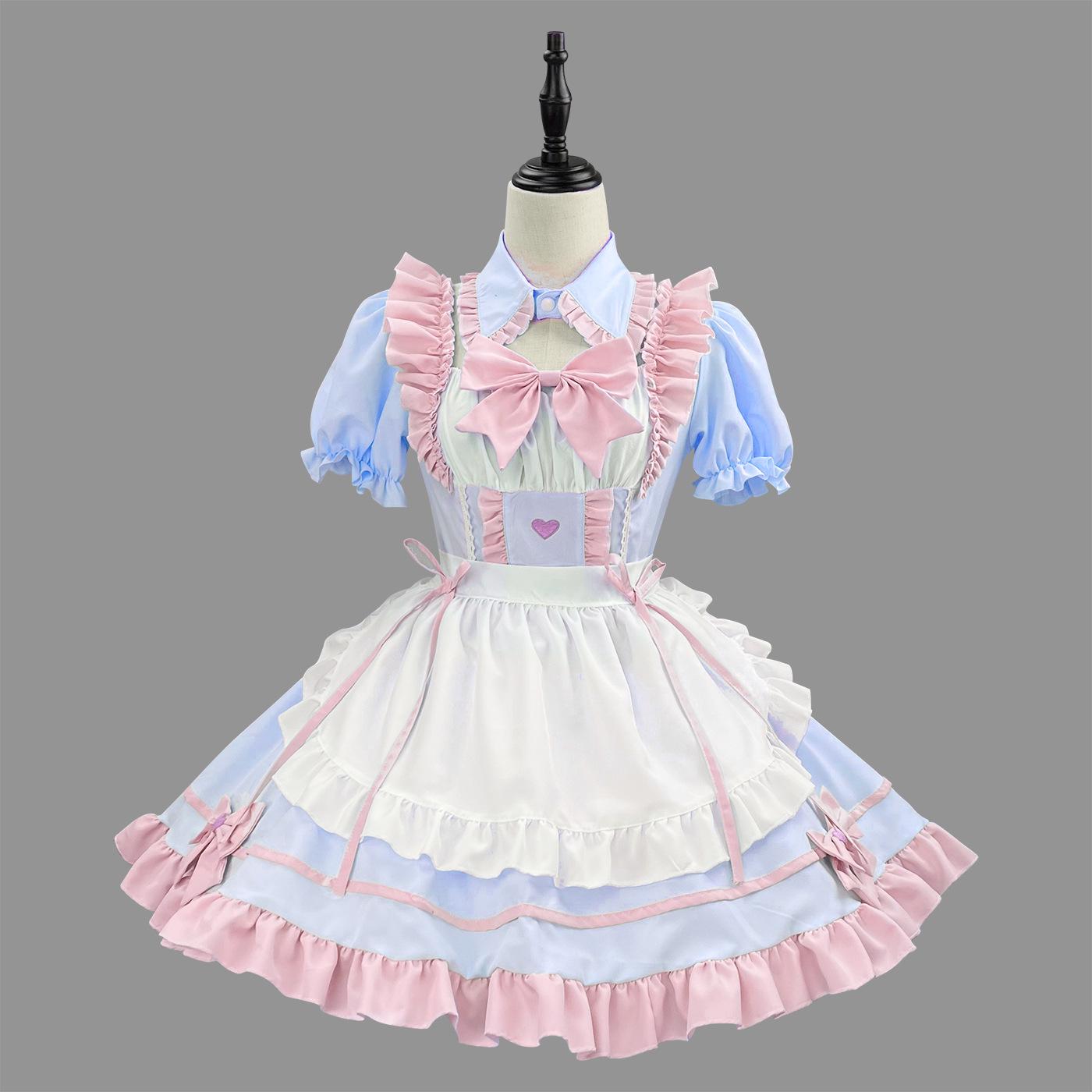 

Lolita Soft Girl Maid Outfit - Anime Cafe Dress Costume L