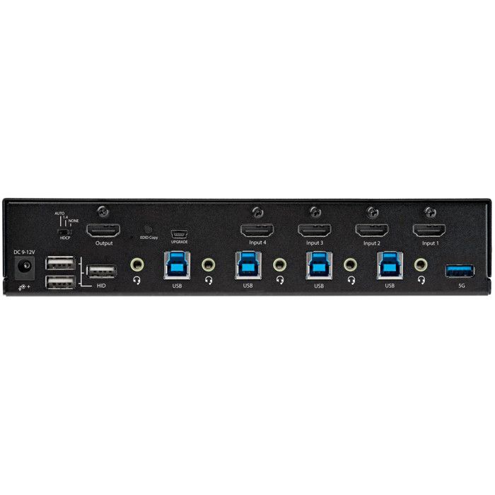 KVM přepínač - Startech - SV431HU34K6 - 4 porty - 4K 60 Hz - USB 3.0 hub