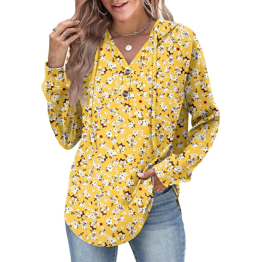 Women's Fashion Women's Lightweight Long Sleeve Pullover With Pockets Preppy Graphic Hoodie