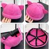 1pc Winter Warm Landlord Hat for Men,outdoor Windyproof Versatile Bucket Hat with Cute Cat Ear,adjustable Brimles Melon Skin Hat
