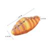 PU Simulation Bread Fake Conch Bread Model With Cream Soft Croissant, Big Food Play Toy, Food Ornament & Photography Prop