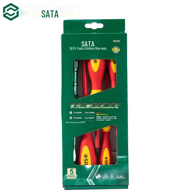 SATA 09302 VDE 1000V Insulated Screwdriver Set