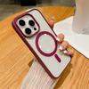 Luxury Shockproof Magsafe Wireless Charge Case for iPhone 15 14 Plus 13 12 Mini 11 Pro X XR XS Max Clear Magnetic Bumper Cover