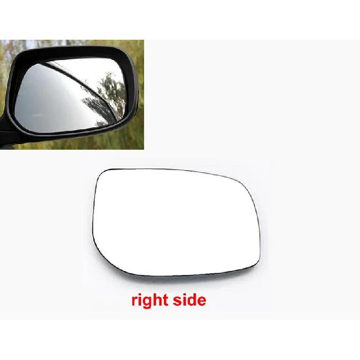 For Toyota Yaris 2008 2009 - 2014 Replace Rearview Mirror Glass Outside Rear View Mirror White Lens Without Heating