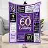 Happy 50th Birthday Celebration flannel,Lightweight,Flannel Blanket,Comfortable Blanket, Sofa Blanket, Gift blankets,Holiday Gift Blanket Blankets