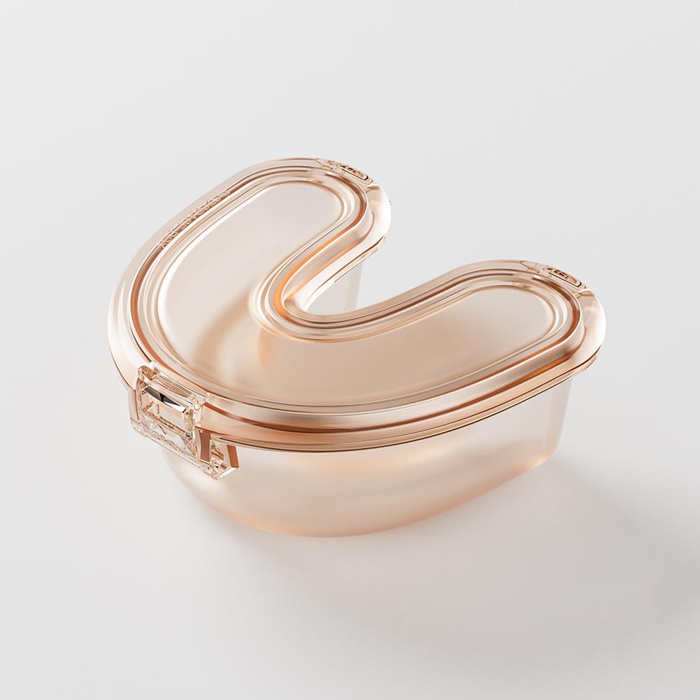 Invisible Braces Storage Box Portable Orthodontic Appliance Transparent Soaking Box Dentures Steel Teeth Denture Storage Box