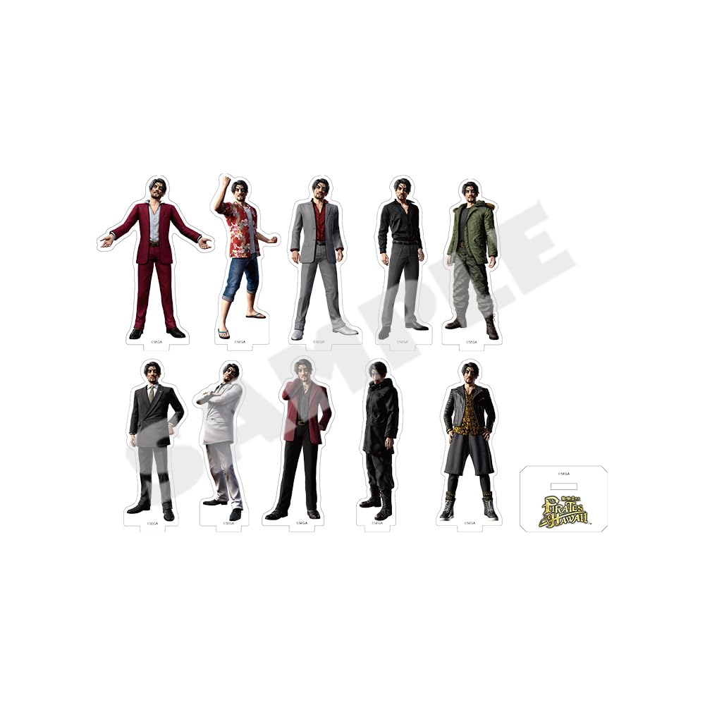 

ga Gotoku 8 Пираты в Координации Мадзимы Коллекция Акриловых Подставок B Ryu Gaiden Гавайи (10 видов) [КОРОБКА] чёрный