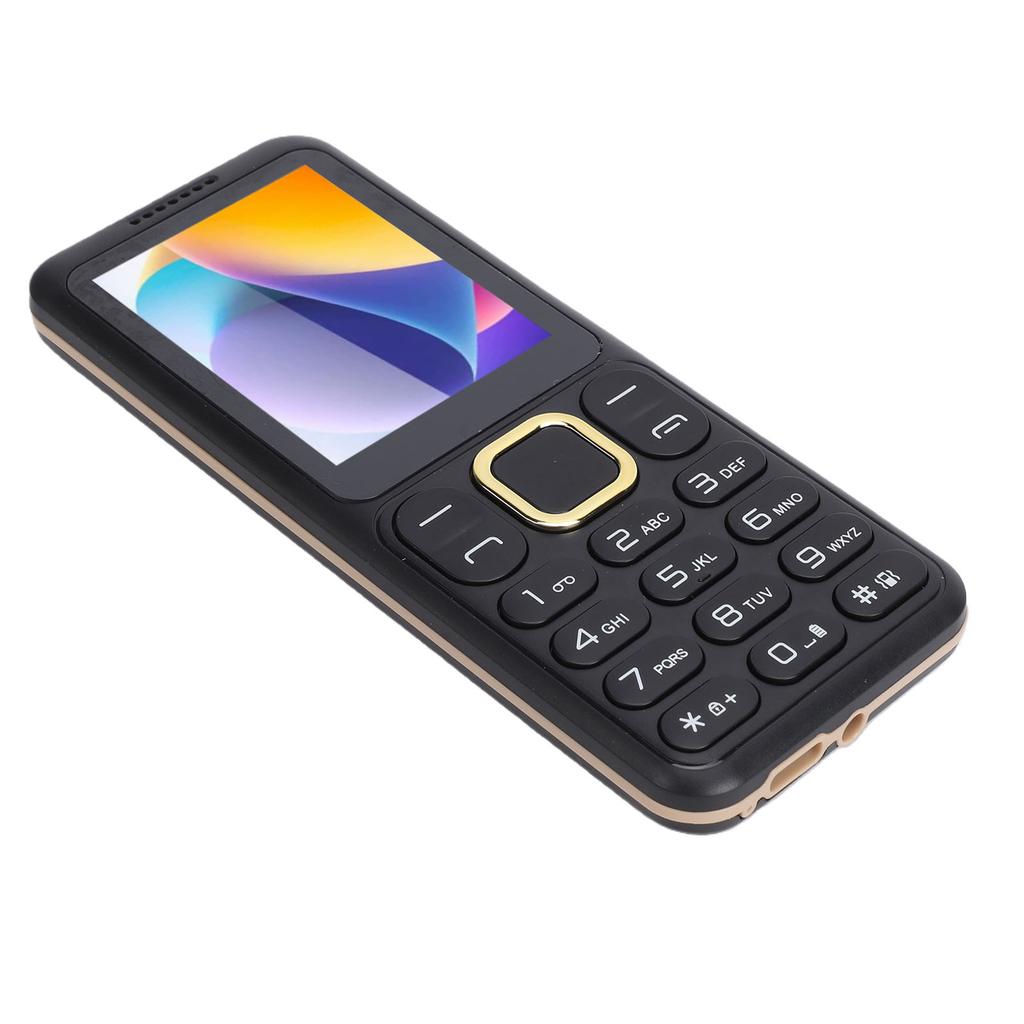 2G Seniors Phone 2.4 Inch Screen Ultra Slim Large Capacity Battery Big Buttons Cell Phone with Flashlight Bluetooth