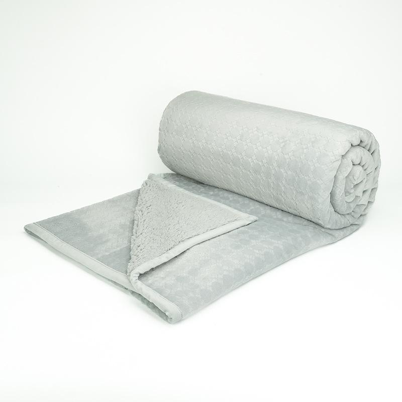 

Двухслойное фланелевое одеяло однотонное толстое одеяло офисное общежитие одеяло для сна диванное одеяло татами односпальное одеяло серый